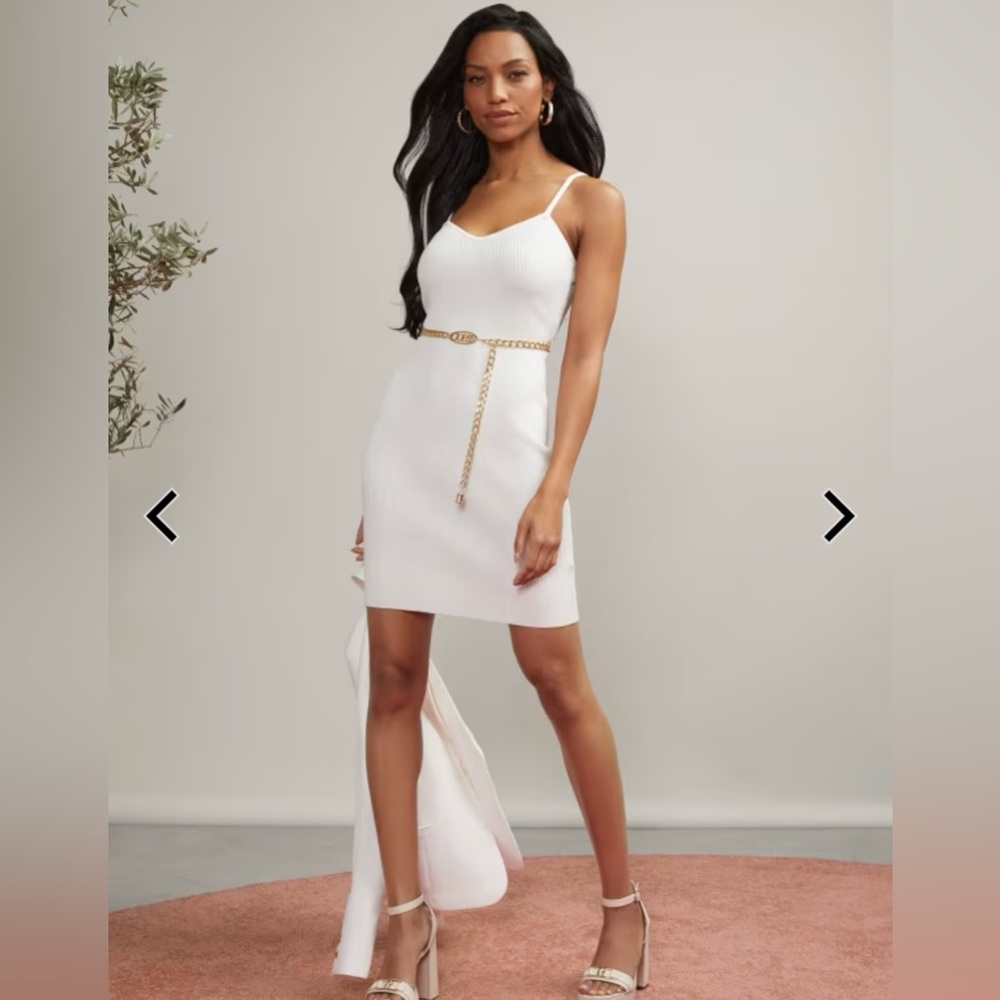 Noria Belted Sweater Dress